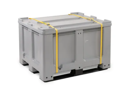 lithium-ion opslagcontainer,610l,HxBxD 760x1200x1000mm,HDPE in grijs
