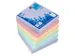 Bloc-mémos 75x75mm Harmony assorti 6 Blocs