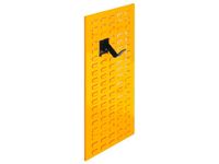 Gesleufde Plaat Staal Hxb 1500x450mm Staand Ral 7015 Leigrijs