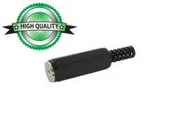 Vrouwelijke 2.5mm Mono Jack - Plastic Zwart