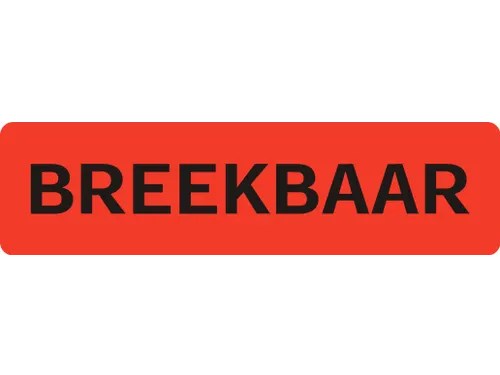 Etiket BREEKBAAR 500 etiketten Rol 75x20mm