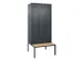 locker met bank,voor scheiding van kleding,HxBxD 2120x900x815mm,3vak