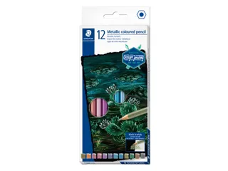 Kleurpotlood Staedtler metallic set à 12 kleuren - 2