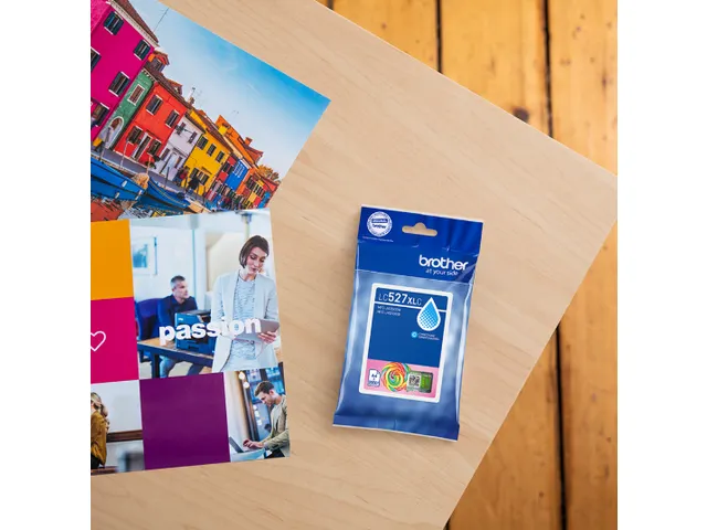 Inktcartridge Brother LC-527XLC HC blauw 2000 pagina's