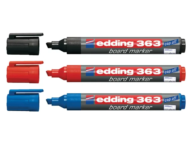 Marqueur tableau blanc edding 363 biseauté 1-5mm bleu