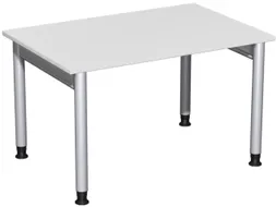 In hoogte verstelbaar bureau,HxBxD 680-820x1200x800mm,blad lichtgrijs