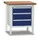 Werkbank 840x750x700mm 1lade 150mm 2laden 175mm Ral7035/ral5010