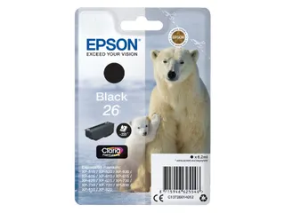 Inktcartridge Epson 26 T2601 zwart C13T26014012 - 1