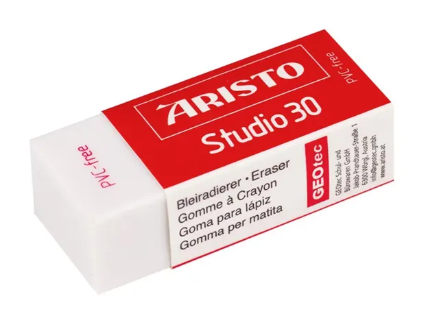 Gomme Aristo Studio 30 blanc