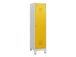 schoollocker,HxBxD 1630x400x500mm,1vak,vak B 400mm,cil.-slot,voeten - 2