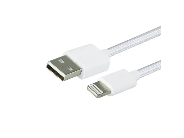 Kabel Green Mouse USB-A to Lightning data Woven 1m blisterverpakking