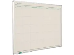 Maandplanner Elegance Engels softline profiel 8mm 90x120cm aluframe