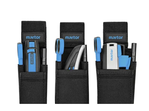 Martor Riemtas met clip L Zwart