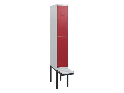 Dubbeldekse dekenkist,HxBxD 1950x300x815mm,1x2vak.,vak B 300mm