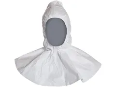 DuPont Tyvek wegwerp capuchon, wit, per stuk