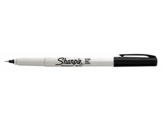Viltstift Sharpie Ultrafijn rond 0.5mm blister à 2 stuks Zwart - 2