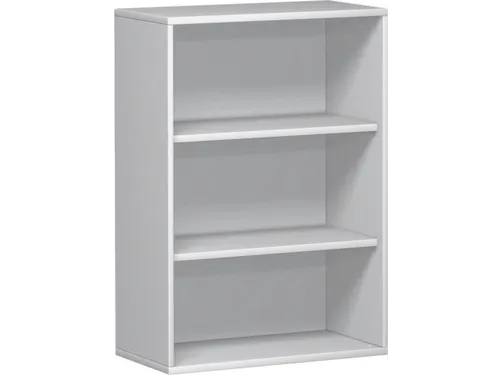 kantoorstelling,HxBxD 1150x800x430mm,2xhouten vloer,decor romp wit
