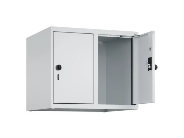 opzetkast,v. locker,2vak.,vak B 300mm,HxBxD 500x600x500mm,draaigrendel