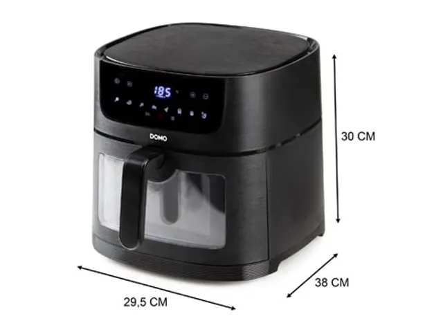 Friteuse à air chaud avec fenêtre de visualisation 8 litres
