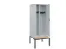 locker voor scheiding van kleding,HxBxD 2120x800x815mm,2vak