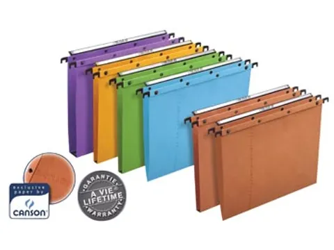 L'Oblique Hangmappen Voor Laden A4 AZO 390mm U-Bodem 30mm Oranje