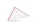 Tekendriehoek Standardgraph 32cm met afneembare greep kunststof