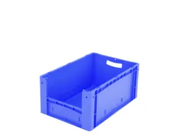 Euronorm Stapelkrat M. Grijpopening Pp 270x600x400mm Blauw