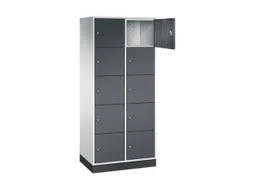 grootvolume-lockersysteem,RAL 7035/RAL 7021,HxBxD 1950x820x500mm