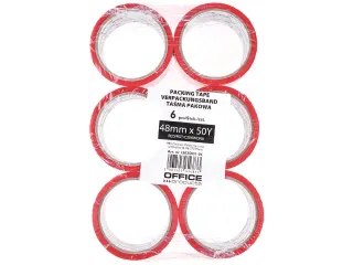 Verpakkingstape rood 48mmx46m - 2