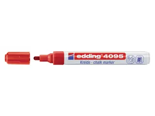 Krijtstift edding 4095 rond rood 2-3mm - 1