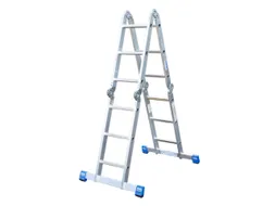 multifunctionele vouwladder,4x3,sporten,balk L 3,55m,aluminium