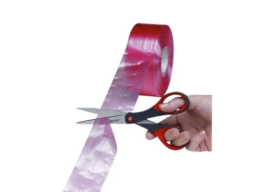Schaar Scotch 18cm precision rood blister