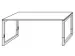 In hoogte verstelbaar bureau,HxBxD 650-850x1800x800mm,blad eiken