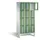 Lockerkast 1850x900x500mm 3x4 vakken Cilinderslot Poten, RAL6011