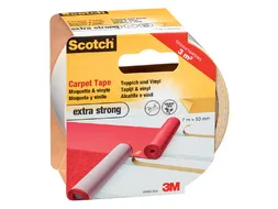 Dubbelzijdige Plaktape Scotch Tapijt 50mmx7m Extra Strong