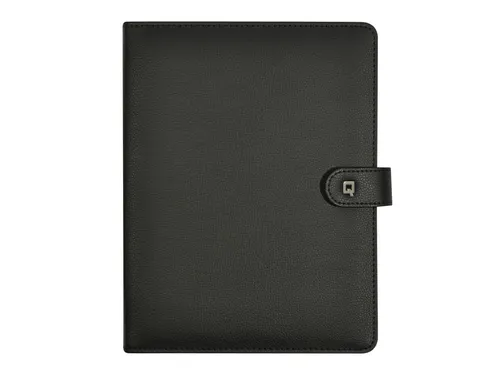 DESQ Schrijfmap voor tablet 7-10,4 inch met sluitclip Zwart
