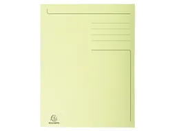Dossiermap Exacompta Forever A4 3 kleppen 280gr geel