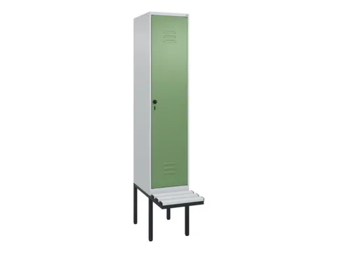 locker voor scheiding van kleding,HxBxD 2120x400x815mm,1vak
