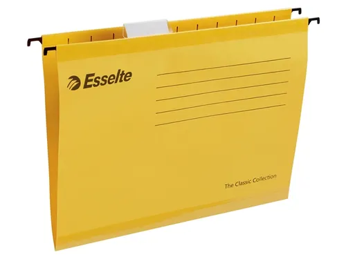 Hangmap Classic Verticaal A4 V-bodem geel