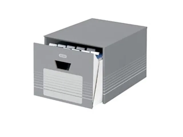 Elba Archieflade, Ft 38,5 X 46 X 35 Cm, Grijs En Wit