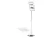 Support information sur pied avec cadre clipsable A4 aluminium