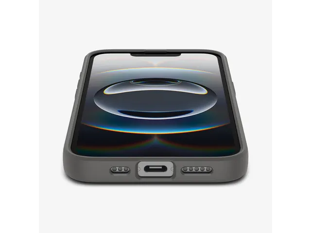 Spigen Case ACS09532 iPhone 16E Liquid Air Marble Gray