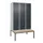 locker voor scheiding van kleding,HxBxD 2120x1200x815mm,3vak