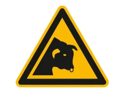 waarschuwingsbord,v. binnen/buiten,Waarschuwing voor stier,aluminium