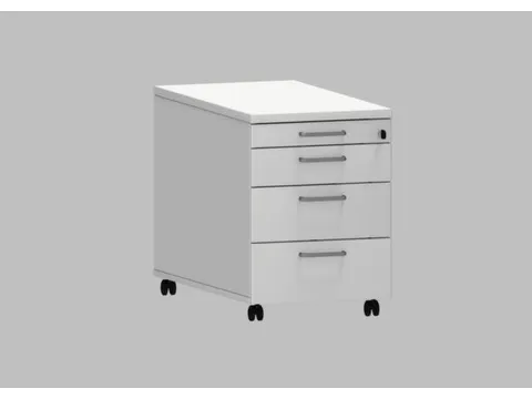 mobiel ladeblok,HxBxD 600x430x800mm,3lade(n),m. beugelgreep,CC-zwart