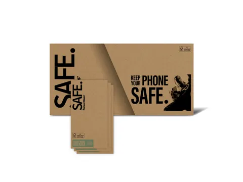 PanzerGlass SAFE. by Screen Protector w. Black Frame Xiaomi Redmi N
