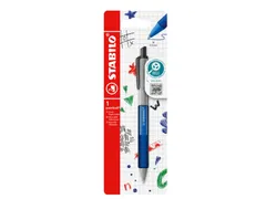 Balpen STABILO pointball colorful medium blauw blister à 1 stuk