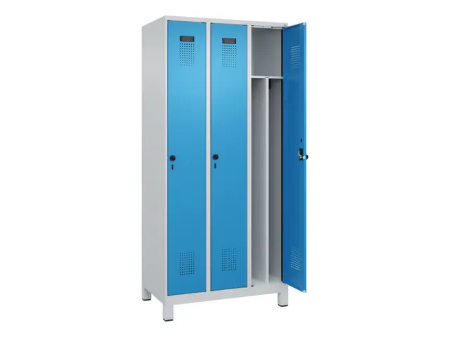 locker voor scheiding van kleding,HxBxD 1950x900x500mm,3vak