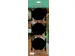 Ardoise Securit Assiette 10x12cm socle bois 3 pièces