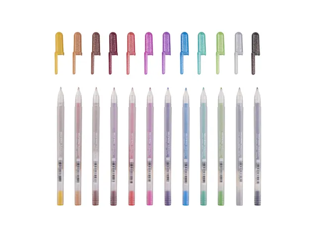 Gelschrijver Sakura Gelly Roll Metallic set à 12 kleuren